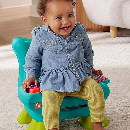 Fisher Price Sesli ve I��kl� Ya�a G�re Geli�im �lk Koltu�um JGK94