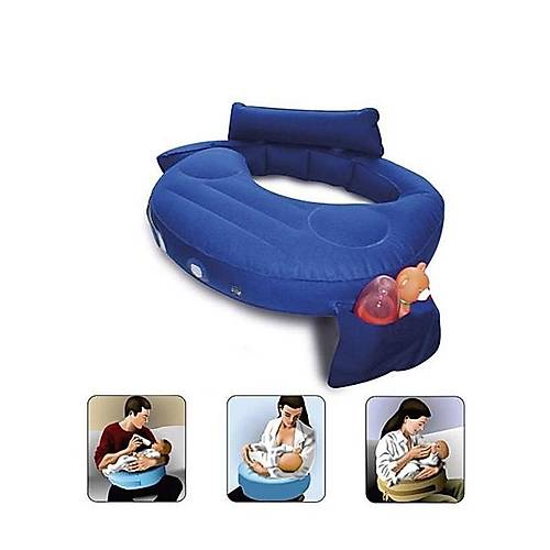 Comfymax Casual Nest Pratik Emzirme Minderi - Mavi