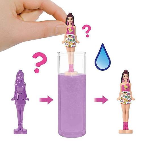 JCR08 Mini Barbieland Color Reveal S�rpriz Bebek