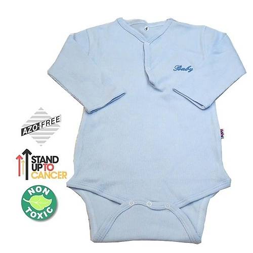 Sema Baby Uzun Kol Kakorse Badi (Body) - Mavi  6-12 Ay