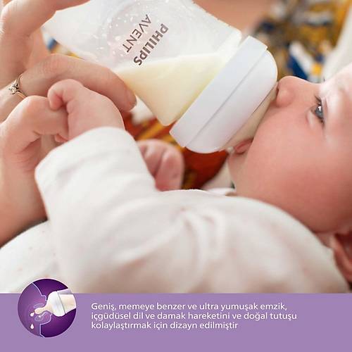 Philips Avent Natural Response 2'li Biberon Emzi�i, 5 Numara, 6 Ay+