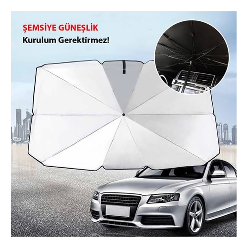 Araba G�ne� G�lge Koruyucu �emsiye Oto �n Cam G�ne�lik(145cm*79cm)