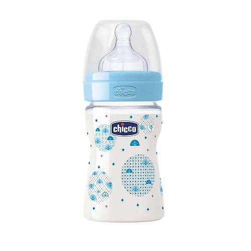 Chicco Silikon Normal Ak�� PP Biberon 150 ml - Erkek