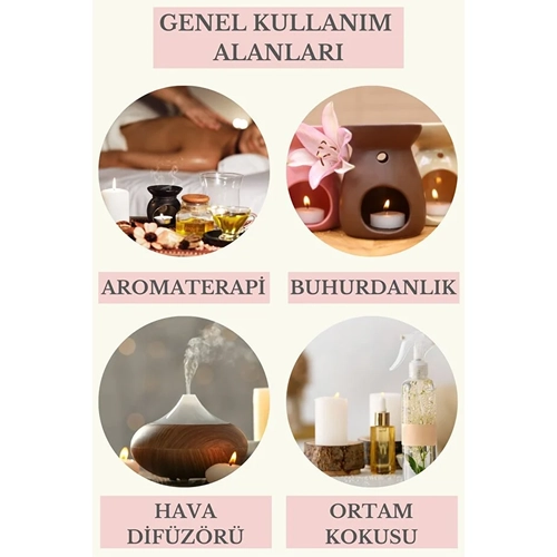 Favori Set 8'li Esansiyel U�ucu Koku Ya�� Buhurdanl�k Ya�� Dif�z�r Esans� Oda Ortam Kokusu 8X10ml