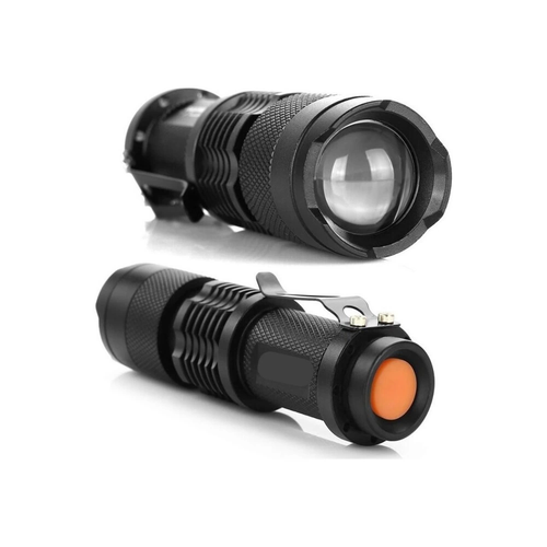 Km-87 Polis Tipi Zoomlu �arjl� Metal Da� Kamp Cep Feneri Cree Led 2300 Lumens