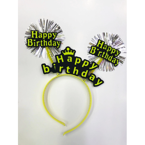 Happy Birthday Neon Renk Do�um G�n� Tac� 12 Adet