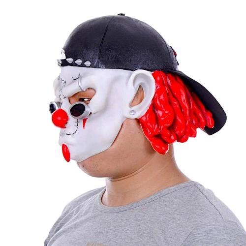 Lateks �apkal� G�zl�kl� Beyaz Maske