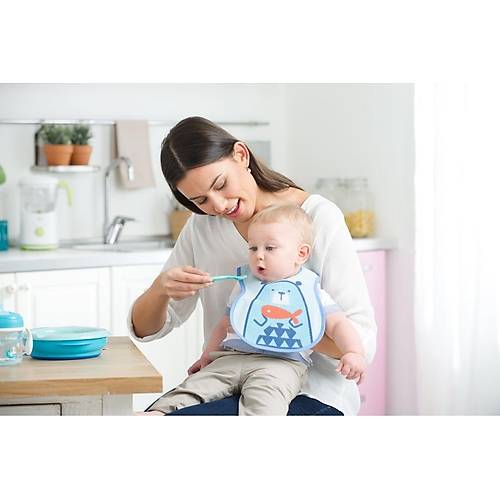 Chicco 4 Par�a Beslenme Seti +6 Ay - Erkek