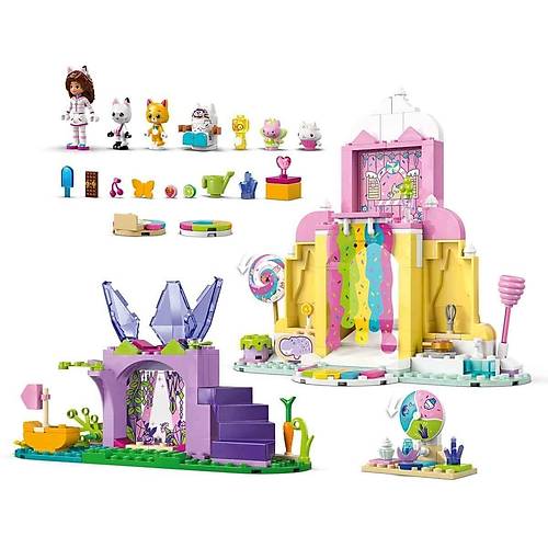 11205 Lego Gabbys Dollhouse �ekerleme Da�� ve Kedi Bah�esi 263 par�a +4 ya�