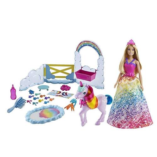 GTG01 Barbie, Bebek ve Tek Boynuzlu At, Dreamtopia Hayaller �lkesi