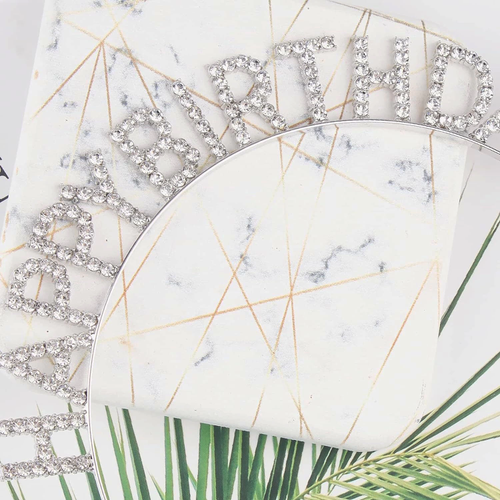 G�m�� Kristal Ta�l� Happy Birthday Do�um G�n� Tac� �thal �r�n A Kalite 17x16 Cm