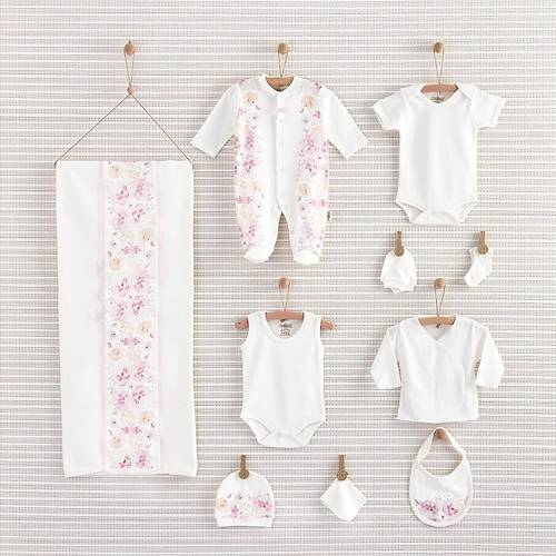 Bebbek 10'lu Hastane k - Romantic Flower Somon Rengi