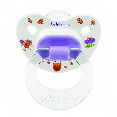 Wee Baby Silikon Desenli Damakl� Emzik No:1(Ask�l�)