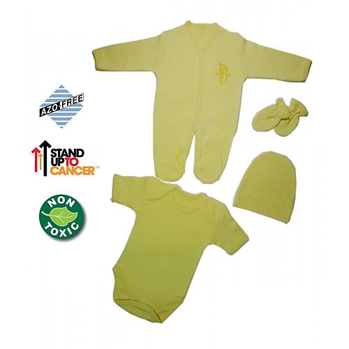 Sema Bebe 4 l� Premature Tulumlu Set - Sar�