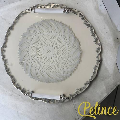 Epoksi Reine Dantelli Tepsi -  Dantelli Gm Tal - ap 30 cm