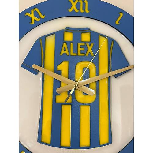 PELNCE - Alex Temal Taraftar Duvar Saati (zel Tasarm - Versiyon II) - 40 cm