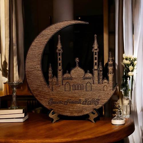 Kiiselletirilebilir Masa st Dekoru - Cami Sileti - Ebatlar : 15 cm x 15 cm