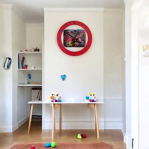 PELNCE KIDS - Brawl Stars Temal ocuk Odas Duvar Saati - 40 cm