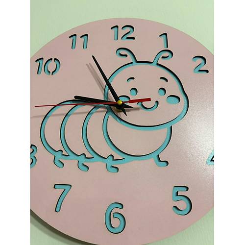 PELNCE KIDS - Trtl Temal Ahap ocuk Duvar Saati - 30 cm