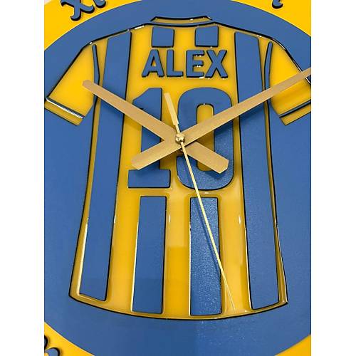 PELNCE - Alex Temal Taraftar Duvar Saati (zel Tasarm) - 40 cm