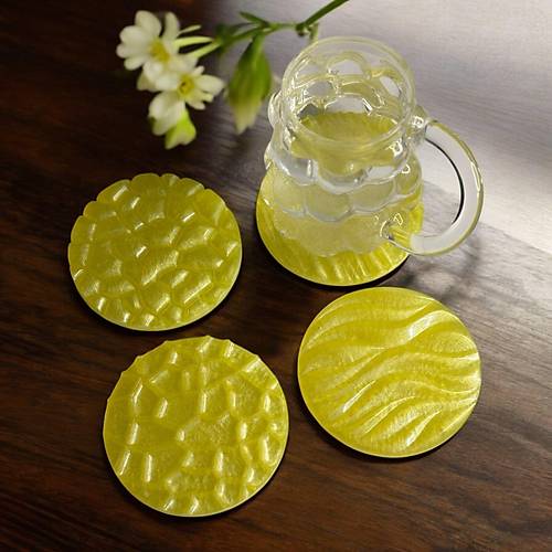 Epoksi Reine Bardak Altl - Limon Sar- 4'l Set