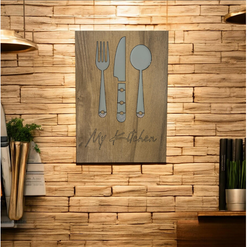 Ahap Desenli Epoksi Reine Kaplamal Tablo - My Kitchen