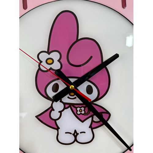 PELNCE KIDS - My Melody Temal Ahap ocuk Odas Duvar Saati (Hello Kitty Evreni) - 40 cm