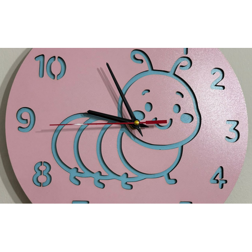 PELNCE KIDS - Trtl Temal Ahap ocuk Duvar Saati - 30 cm