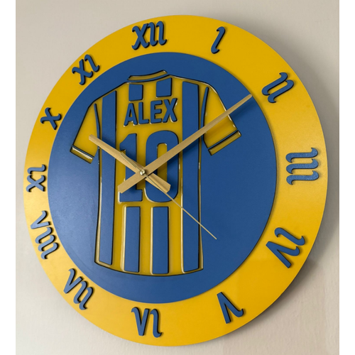 PELNCE - Alex Temal Taraftar Duvar Saati (zel Tasarm) - 40 cm