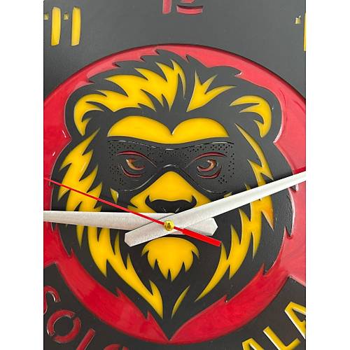 PELNCE - Osimhen Solo Il Gala - Taraftar Duvar Saati (Ahap & Epoksi) - 40 cm