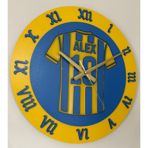 PELNCE - Alex Temal Taraftar Duvar Saati (zel Tasarm) - 40 cm