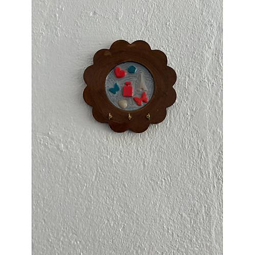 PELNCE - Paris Temal  - Epoksi Ahap Anahtar Askl (Tek rn) - ap: 18 cm