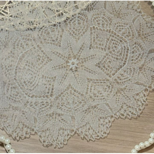 Epoksi Reine Nian Tepsisi - Dantel ve ncili - ap: 33 cm