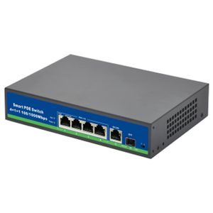 QX-42MPOE 4+2 PORT MB�T 78W POE ETHERNET SW�TCH