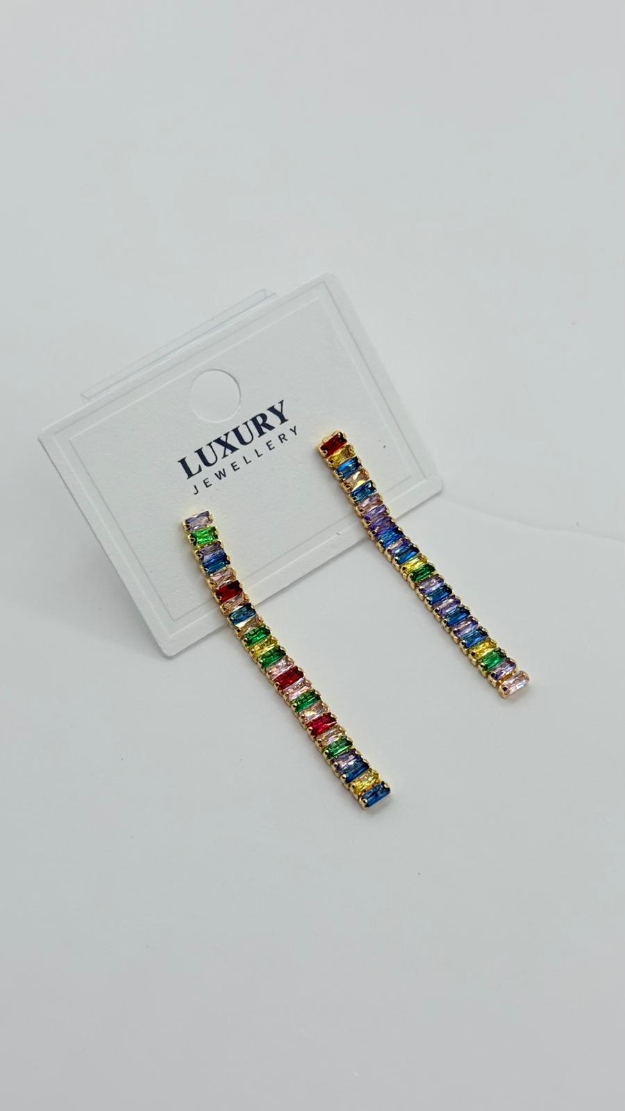 Gold Su Yolu Küpe 3 mm