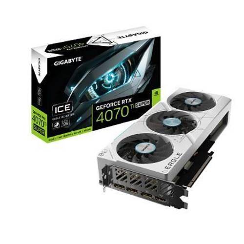 GIGABYTE N407TSEAGLEOCICE16 GeForce RTX 4070 Ti SUPER EAGLE OC ICE 16G