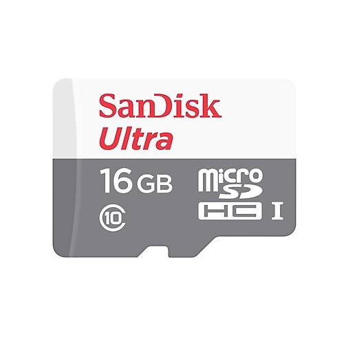 SANDISK SDSQUNS-016G-GN3MN 16GB Ultra mSDHC 80MB/s Class 10 UHS-I Micro SD Kart