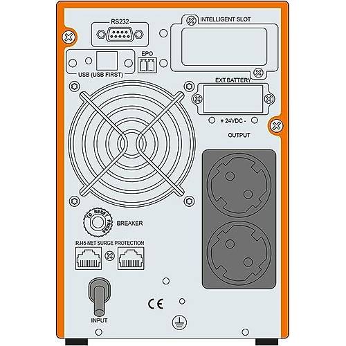 MAKELSAN MU01000N11EAV04 UPS Online 1KVA 1F/1F 4-8 dk. 2x12V/7AH Ak Powerpack SE