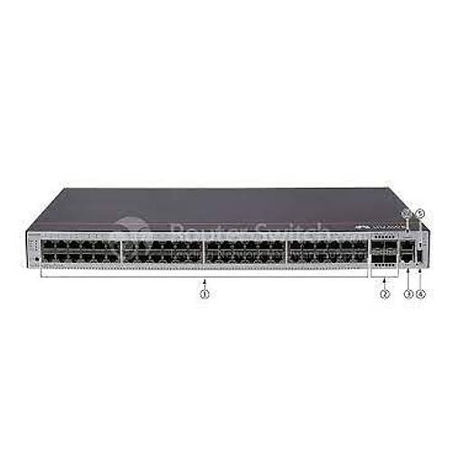 HUAWEI S5735-L48P4S-A1 48x10/100/1000BASE-T ports 4xGE SFP ports PoE+ AC power