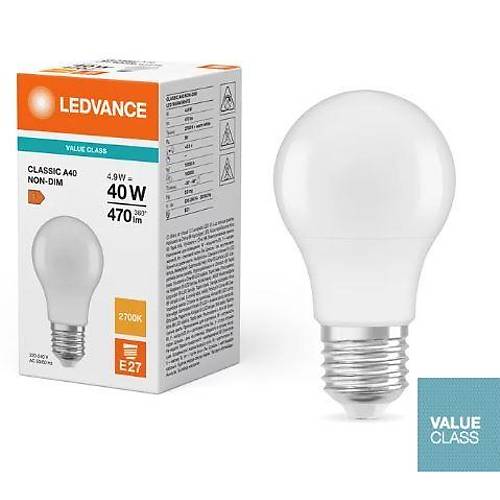 OSRAM 4052899971011 LED Lamba 4.9W Beyaz Ik E27