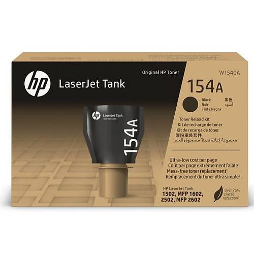 HP W1540A NO 154A Siyah Tank Toner