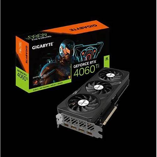 GIGABYTE GV-N406TGAM-OC-16G GeForce RTX 4060 Ti 16GB 128Bit GDDR6 PCI-E 4.0 Ekran Kart