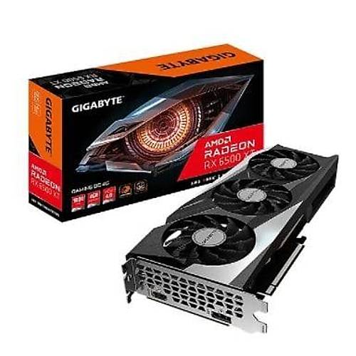 GIGABYTE GV-R65XTGAM-OC-4GD RX 6500 XT 4GB GDDR6 64Bit HDMI DP Ekran Kart