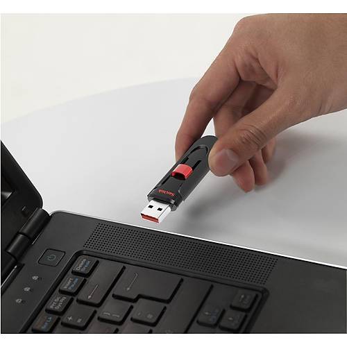 SANDISK SDCZ60-256G-B35 256GB Cruzer Glide 2.0 Siyah USB Bellek