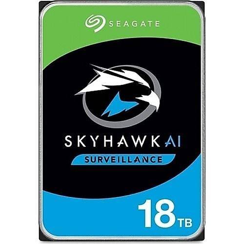 SEAGATE ST18000VE002 DSK 3.5"18TB 7200RPM SATA 256MB SKYHAWK Gvenlik Diski