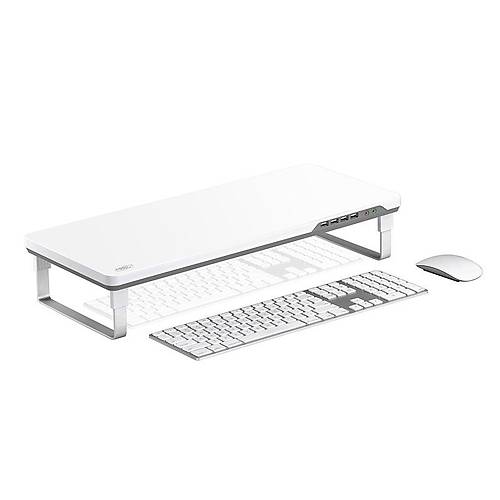 DEEPCOOL M-DESK-F1-GREY M-DESK F1 GREY LCD Monitor Stand up to 27 Maximum 10kg Ses+Mikrofon