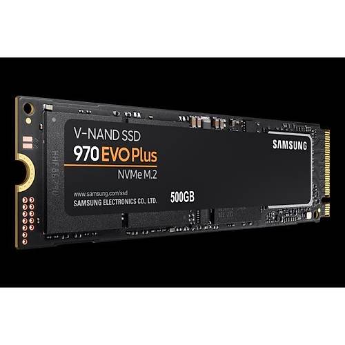 SAMSUNG MZ-V7S500BW 500GB 970 Evo Plus PCIe M.2 3500-3200MB/s 2.38mm Flash SSD