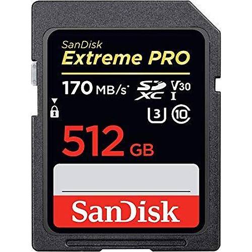 SANDISK SDSDXXY-512G-GN4IN 512 GB Extreme Pro SDHC 170 MB/s Class 10 SD-MMC Kart