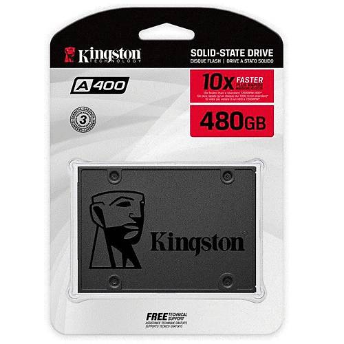 KINGSTON SA400S37-480G 480GB 2.5 500-450MB/s 100mm Sata 3