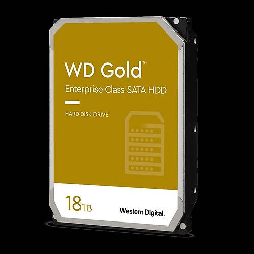 WD WD181KRYZ Gold Kurumsal Snf SATA HDD 18TB